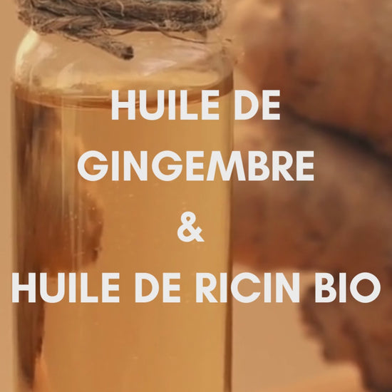 VIDEO du shampoing COSMIC naturel et vegan Brillance et vitalité en format 200ML au gingembre et ginseng BIO pour apporter force et brillance, lutter contre la chute des cheveux, leur donner corps et volume à tous les types de cheveux