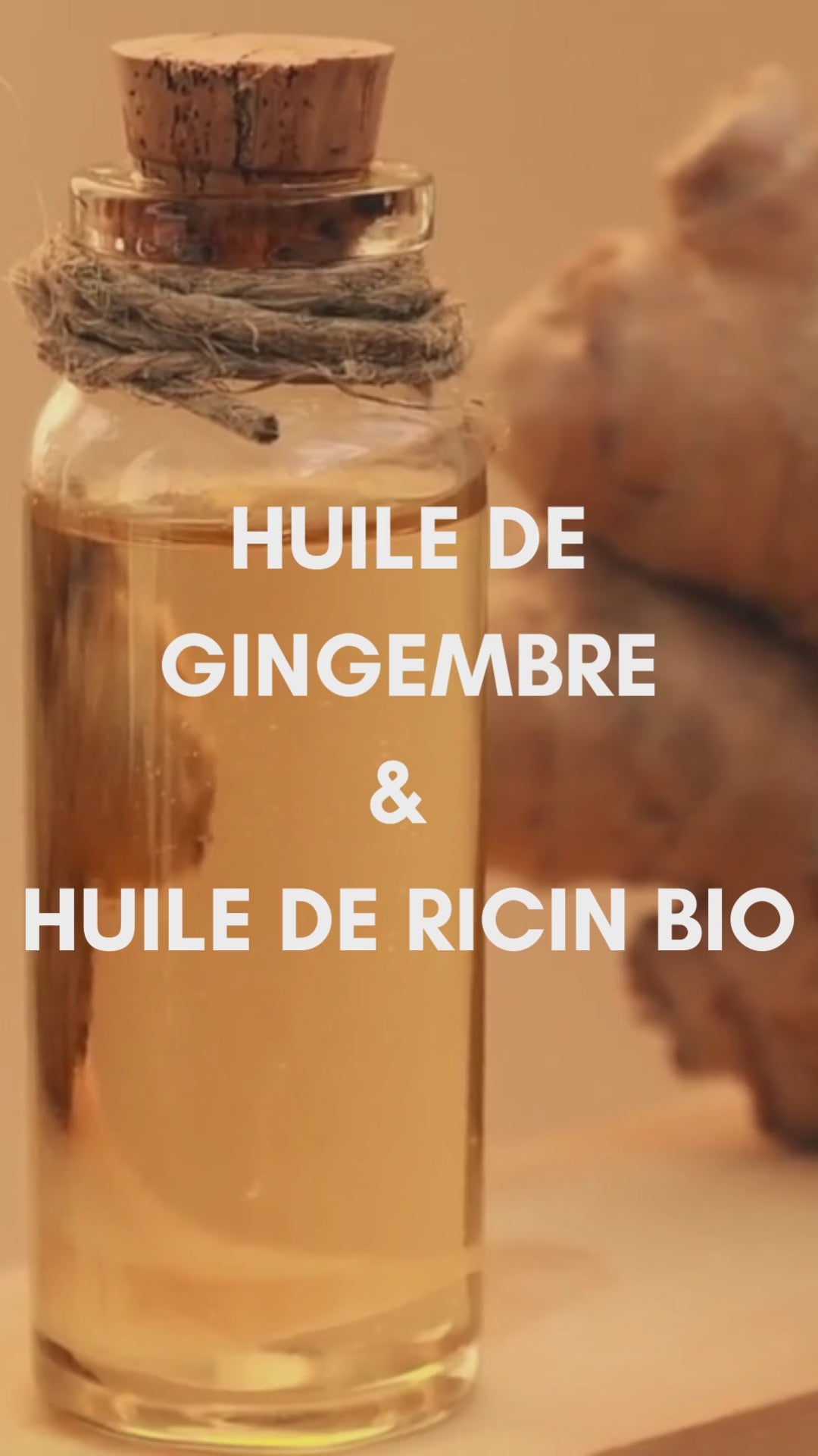 VIDEO du shampoing COSMIC naturel et vegan Brillance et vitalité en format 200ML au gingembre et ginseng BIO pour apporter force et brillance, lutter contre la chute des cheveux, leur donner corps et volume à tous les types de cheveux